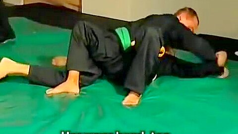 Kinky muscled dudes crazy hot gay fucking orgy in MMA dojo