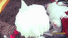 Kitty Cat, Black Cat And Kitty Black In Furry Hentai - White Kitty Yiff