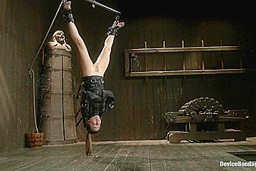 Kristina Rose Captured and fucked in extreme bondage positions