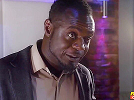 Kristof Cale, Antonio Black And Johnny Castle In Busty Blonde Gives A To Two Men At A Pub
