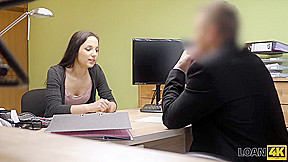 LOAN4K Young chick needs money badly so why satisfies loan agent