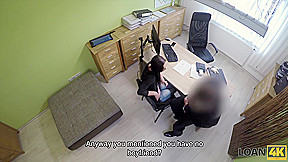 LOAN4K Young chick needs money badly so why satisfies loan agent