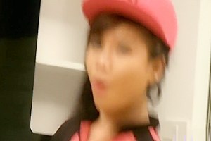 Ladyboy teen 18+ cutie from Thailand dancing and masturbating