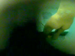 Lass With Big Bush Below Hidden Shower
