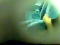 Lass With Big Bush Below Hidden Shower