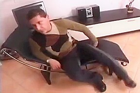 Latex Shemale Mistress Bangs A Guy