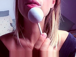 Lele, the college dream girl sucks a lolly and makes you cum JOI countdown