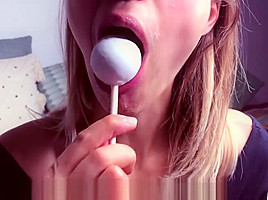 Lele, the college dream girl sucks a lolly and makes you cum JOI countdown