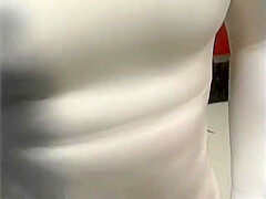 Lesbian Action With Ripped Spandex In Sex Scene
