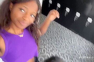 Lesbian Babes Do Naughty Stuff In Public