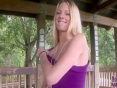 Lexi Bares Her Tits And Pussy At A Local Public Park