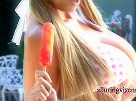 Licking a popsicle - Alluringvixens
