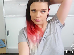 Lilly Fox - Sweet teen 18+ Is Persuaded To Fuck Her Ass !! Anal Creampie!
