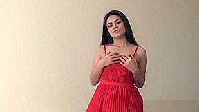 Litta RedDressWhiteCouch DVD