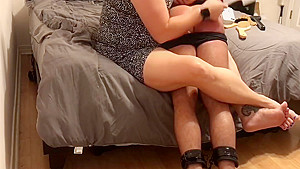 Locked In Place For Bare Butt Otk Hairbrush And Paddling