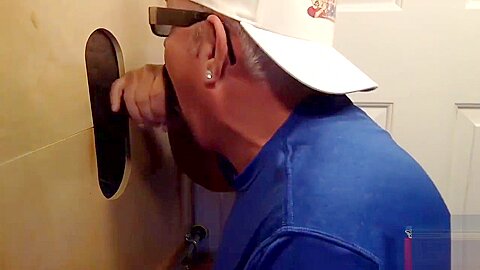 Long Black Gloryhole Cock