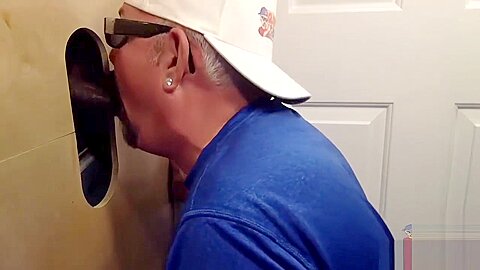 Long Black Gloryhole Cock