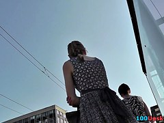 Long legged girlfriend in the free upskirt movie