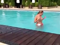 Lost her top 