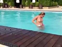 Lost her top 