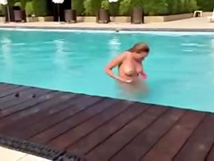 Lost her top 