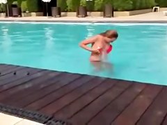Lost her top 