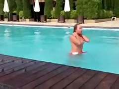Lost her top 