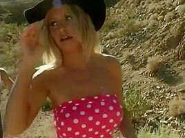 Lovely Blonde Gets Fucked On The Stove In Her Kitchen