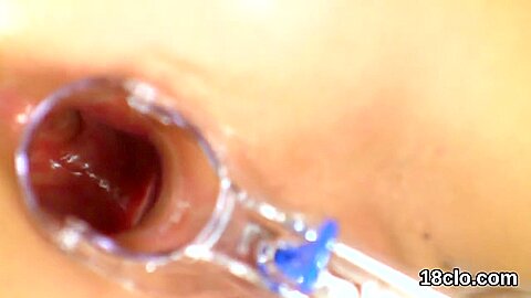 Lovely Girl Is Opening Up Tight Slit In Closeup And Cum