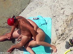 Lovemaking Games On The Beach - Public Sex