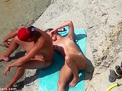 Lovemaking Games On The Beach - Public Sex