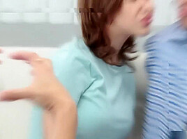 Lucky Stud Finds Himself Fucking Tiny teen 18+ And Her Petite Stepmom At The Same Time