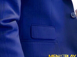 MENATPLAY Men In Suits Damon Heart And Logan Moore Ass Breed