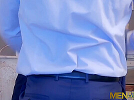 MENATPLAY Men In Suits Damon Heart And Logan Moore Ass Breed