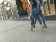 MILF, Big Booty In High Heels Wedges