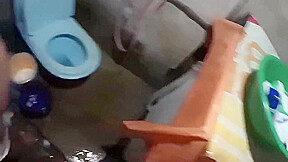 Malathi Akka Sucks And Washes A Dick In Bathroom