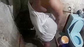 Malathi Akka Sucks And Washes A Dick In Bathroom