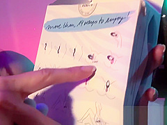 Marica Hase gets a gift box of sex toys to use!