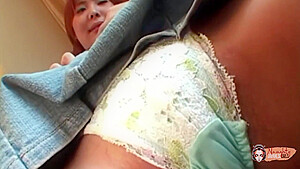 Marina Igawa - Redhead Asian In Maid Costume Gets Her Hairy Pussy Fucked And Cumshot In
