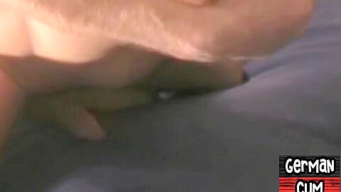 Masked gay from Germany fucked in homemade bareback orgy