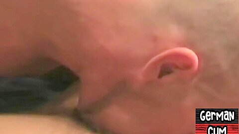 Masked gay from Germany fucked in homemade bareback orgy