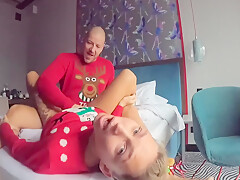 Mateo Owiak, Yuli Owiak And Owiaks In Getting Fucked In A Christmas Sweater Is Gift I Could Ask For 9 Min