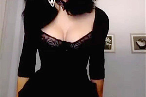 Mature Transsexual Slut Jerking Off On Cam