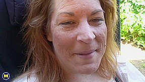 Mature Watcher Sucking A Black Cock In A Park