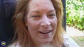 Mature Watcher Sucking A Black Cock In A Park