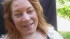 Mature Watcher Sucking A Black Cock In A Park