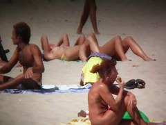 Mature nudist beach cam video