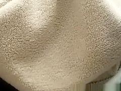 Mature wife spied by her husband in bathroom