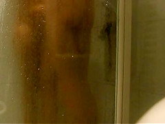 Me and my wife in the shower