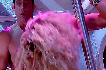 Mega Melons! Full-breasted Blonde Takes On Massive White Cock In Officers Club 13 Min